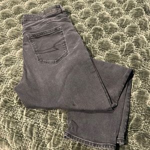 American Eagle Women's black jeans sz 10 stretch casual